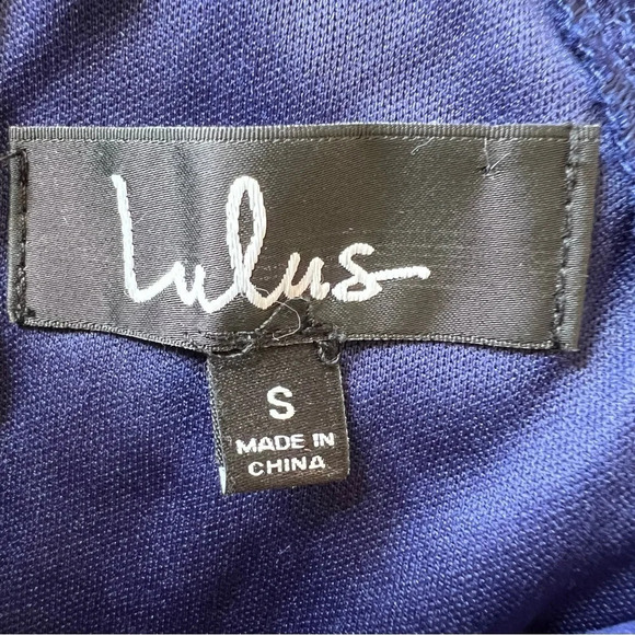 Lulus city of love long sleeve chiffon ruffle skater dress 5790 - Picture 9 of 10